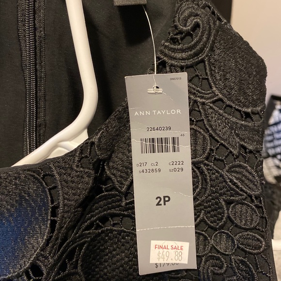 Ann Taylor Black Lace Dress - Picture 2 of 4